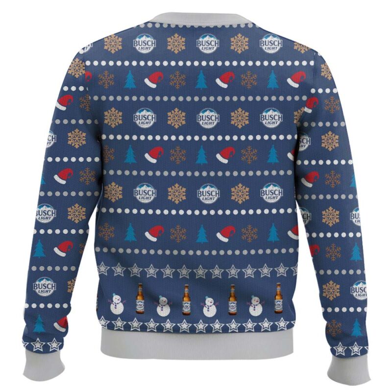Hooktab Time To Drink Busch Light Ugly Christmas Sweater Hooktab Time To Drink Busch Light Ugly Christmas Sweater