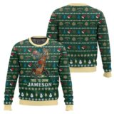 Hooktab Time To Drink Jameson Ugly Christmas Sweater