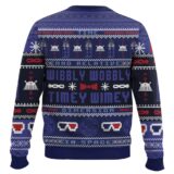 Hooktab Timey Wimey Doctor Who Ugly Christmas Sweater