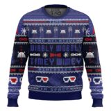 Hooktab Timey Wimey Doctor Who Ugly Christmas Sweater