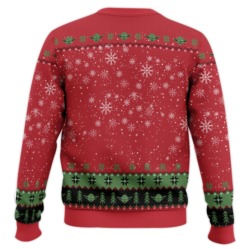 Hooktab Tis The Season To Be Jolly Yoda Star War Ugly Christmas Sweater Hooktab Tis The Season To Be Jolly Yoda Star War Ugly Christmas Sweater