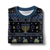 Hooktab Tis The Season To Remind Everyone "i'm Jewish" Ugly Christmas Sweater