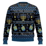 Hooktab Tis The Season To Remind Everyone "i'm Jewish" Ugly Christmas Sweater
