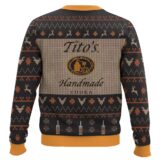 Hooktab Tito's American Handmade Vodka Ugly Christmas Sweater
