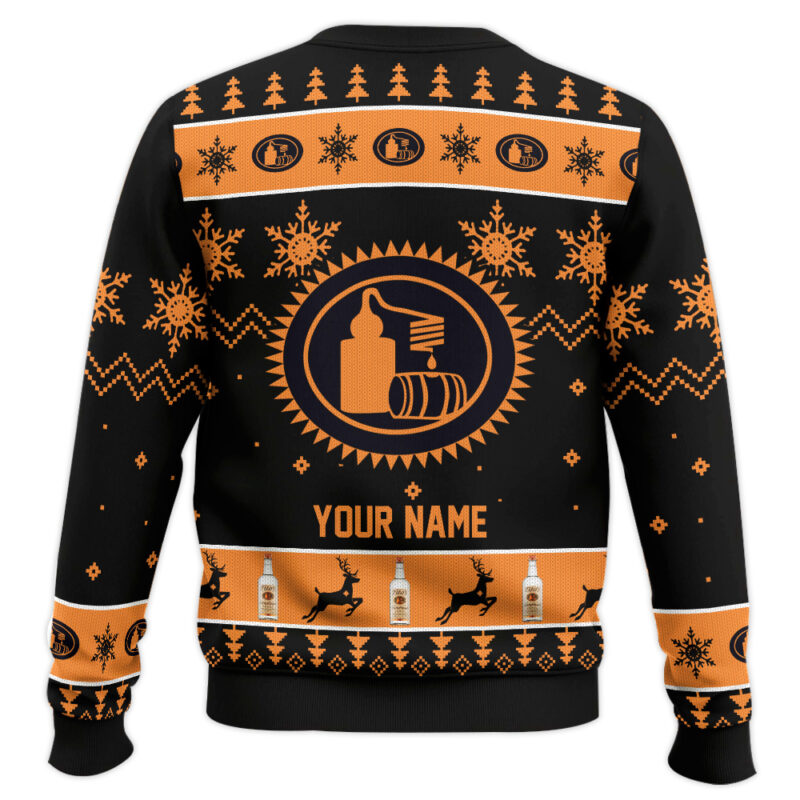 Hooktab Tito's American Vodka - Custom Name Ugly Christmas Sweater Hooktab Tito's American Vodka - Custom Name Ugly Christmas Sweater