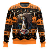 Hooktab Tito's Eagle Ugly Christmas Sweater