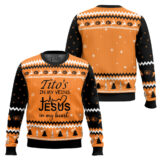 Hooktab Tito's In My Vein Ugly Christmas Sweater