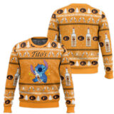 Hooktab Tito's Stitch Ugly Christmas Sweater