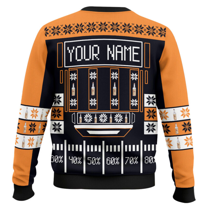 Hooktab Tito's Vodka - Custom Name Ugly Christmas Sweater Hooktab Tito's Vodka - Custom Name Ugly Christmas Sweater
