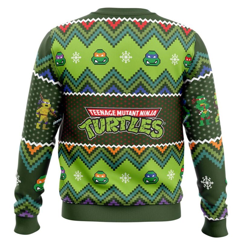 Hooktab TMNT Teenage Mutant Ninja Turtles Ugly Christmas Sweater Hooktab TMNT Teenage Mutant Ninja Turtles Ugly Christmas Sweater