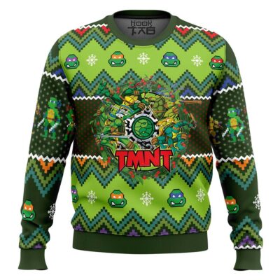 Hooktab TMNT Teenage Mutant Ninja Turtles Ugly Christmas Sweater