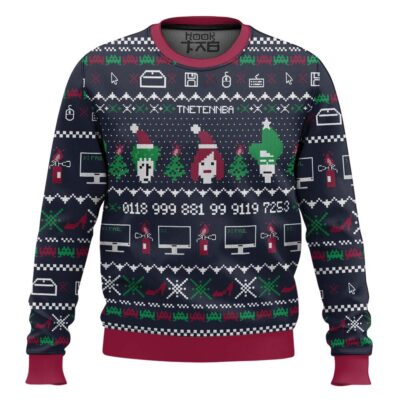 Hooktab TNETENNBA The IT Crowd Ugly Christmas Sweater