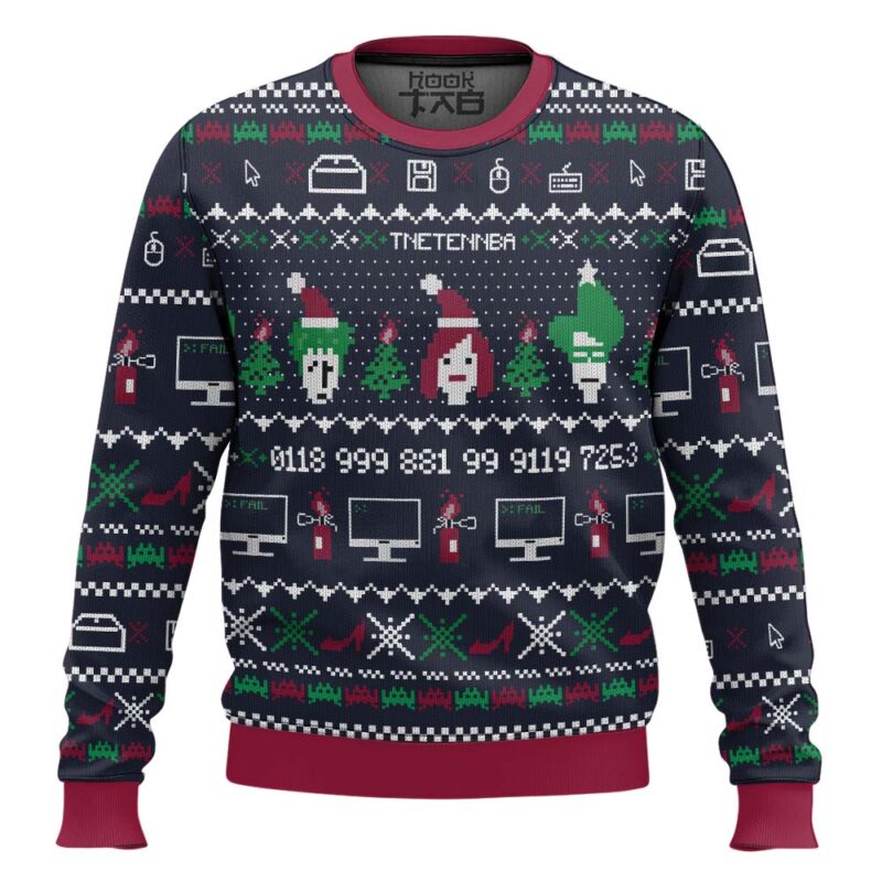 Hooktab TNETENNBA The IT Crowd Ugly Christmas Sweater