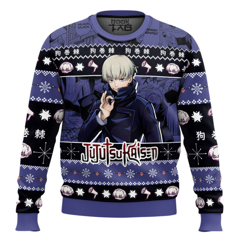 Hooktab Toge Inumaki Jujutsu Kaisen Ugly Sweater