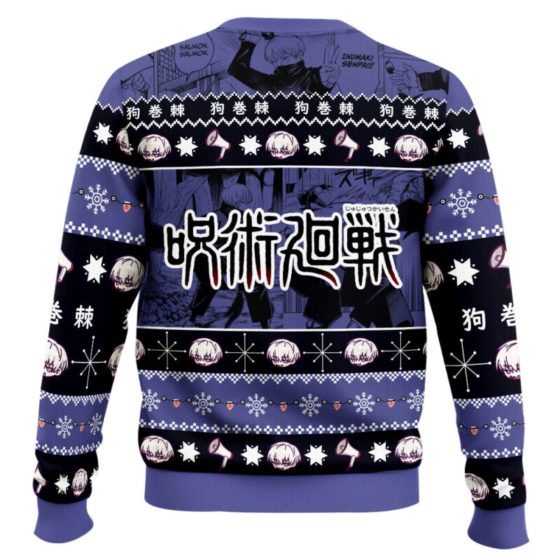 Hooktab Toge Inumaki Jujutsu Kaisen Ugly Sweater Hooktab Toge Inumaki Jujutsu Kaisen Ugly Sweater