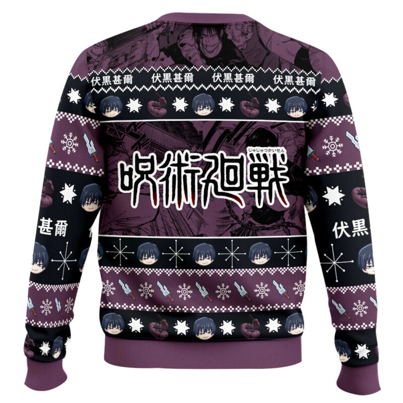 Hooktab Toji Fushiguro Jujutsu Kaisen Ugly Sweater Hooktab Toji Fushiguro Jujutsu Kaisen Ugly Sweater