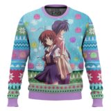 Hooktab Tomoya And Nagisa Clannad Ugly Christmas Sweater