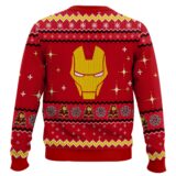 Hooktab Tony Stark Iron Man Ugly Christmas Sweater