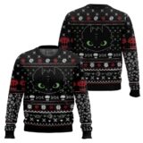 Hooktab Toothless How To Train Your Dragon Ugly Christmas Sweater