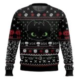 Hooktab Toothless How To Train Your Dragon Ugly Christmas Sweater