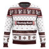 Hooktab Tootsie Roll Ugly Christmas Sweater