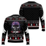 Hooktab Top Gun Ugly Christmas Sweater
