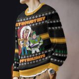 Hooktab Toy Story Christmas Hey Howdy Ugly Christmas Sweater