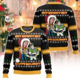 Hooktab Toy Story Christmas Hey Howdy Ugly Christmas Sweater