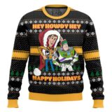Hooktab Toy Story Christmas Hey Howdy Ugly Christmas Sweater