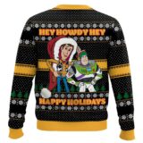 Hooktab Toy Story Christmas Hey Howdy Ugly Christmas Sweater