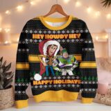 Hooktab Toy Story Christmas Hey Howdy Ugly Christmas Sweater
