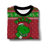 Hooktab Toy Story Merry Rex-mas Ugly Christmas Sweater