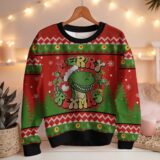 Hooktab Toy Story Merry Rexmas Ugly Christmas Sweater