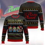 Hooktab Toy Story Pizza Planet Ugly Christmas Sweater