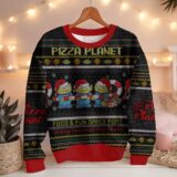 Hooktab Toy Story Pizza Planet Ugly Christmas Sweater