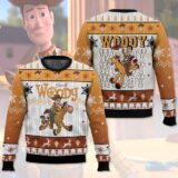 Hooktab Toy Story Sheriff Woody Ugly Christmas Sweater