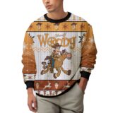 Hooktab Toy Story Sheriff Woody Ugly Christmas Sweater