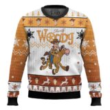 Hooktab Toy Story Sheriff Woody Ugly Christmas Sweater