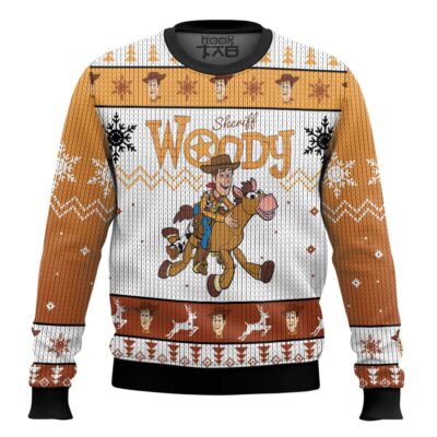 Hooktab Toy Story Sheriff Woody Ugly Christmas Sweater