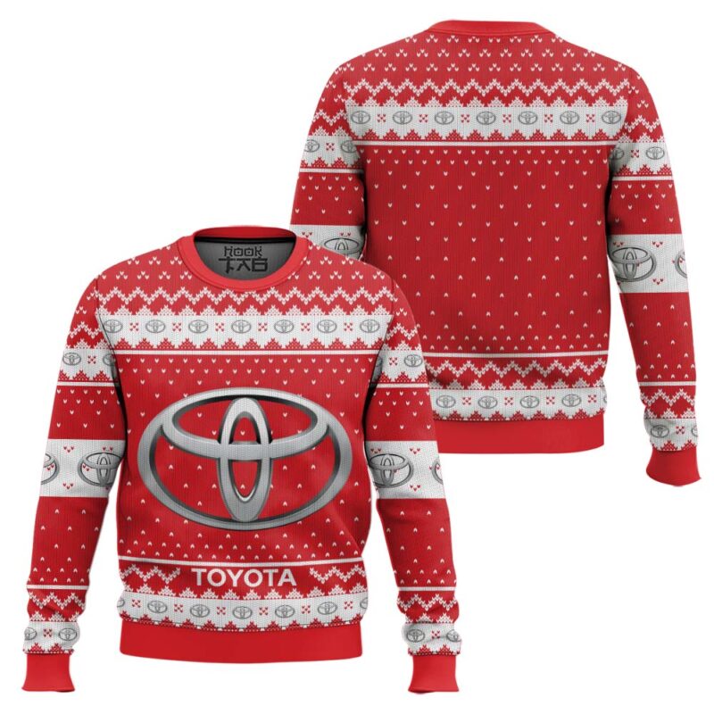 Hooktab Toyota Ugly Christmas Sweater Hooktab Toyota Ugly Christmas Sweater