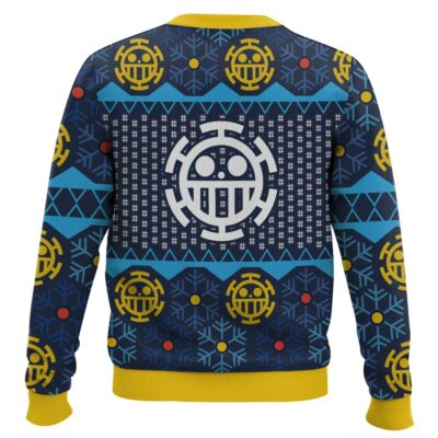 Hooktab Trafalgar D Water Law One Piece Ugly Christmas Sweater