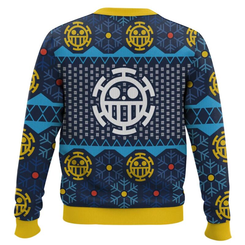 Hooktab Trafalgar D Water Law One Piece Ugly Christmas Sweater Hooktab Trafalgar D Water Law One Piece Ugly Christmas Sweater