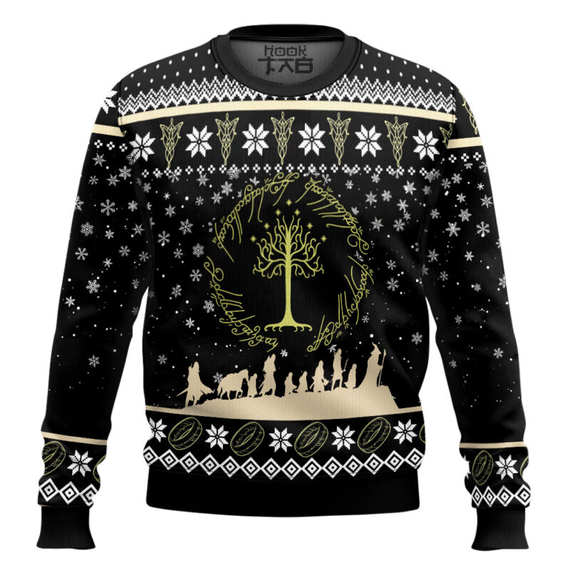 Hooktab Tree Of Gondor Lord Of The Rings Ugly Christmas Sweater