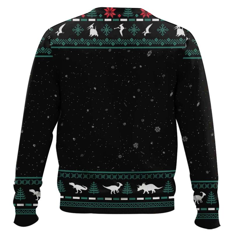 Hooktab Tree Rex Dinosaurs Ugly Christmas Sweater Hooktab Tree Rex Dinosaurs Ugly Christmas Sweater