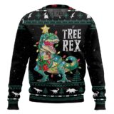 Hooktab Tree Rex Dinosaurs Ugly Christmas Sweater