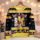 Hooktab Trick Or Treat The Simpsons Ugly Christmas Sweater