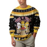 Hooktab Trick Or Treat The Simpsons Ugly Christmas Sweater