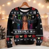 Hooktab Triple H WWE Ugly Christmas Sweater