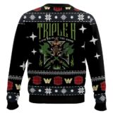 Hooktab Triple H WWE Ugly Christmas Sweater