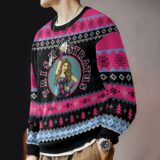 Hooktab Trish Stratus WWE Ugly Christmas Sweater